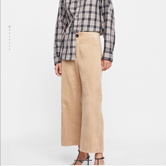 Last🔥Zara high waisted corduroy pants - Picture 3 of 9